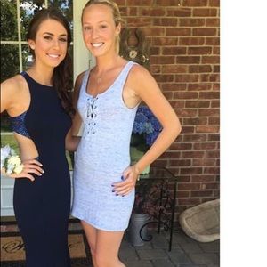 Light blue casual dress